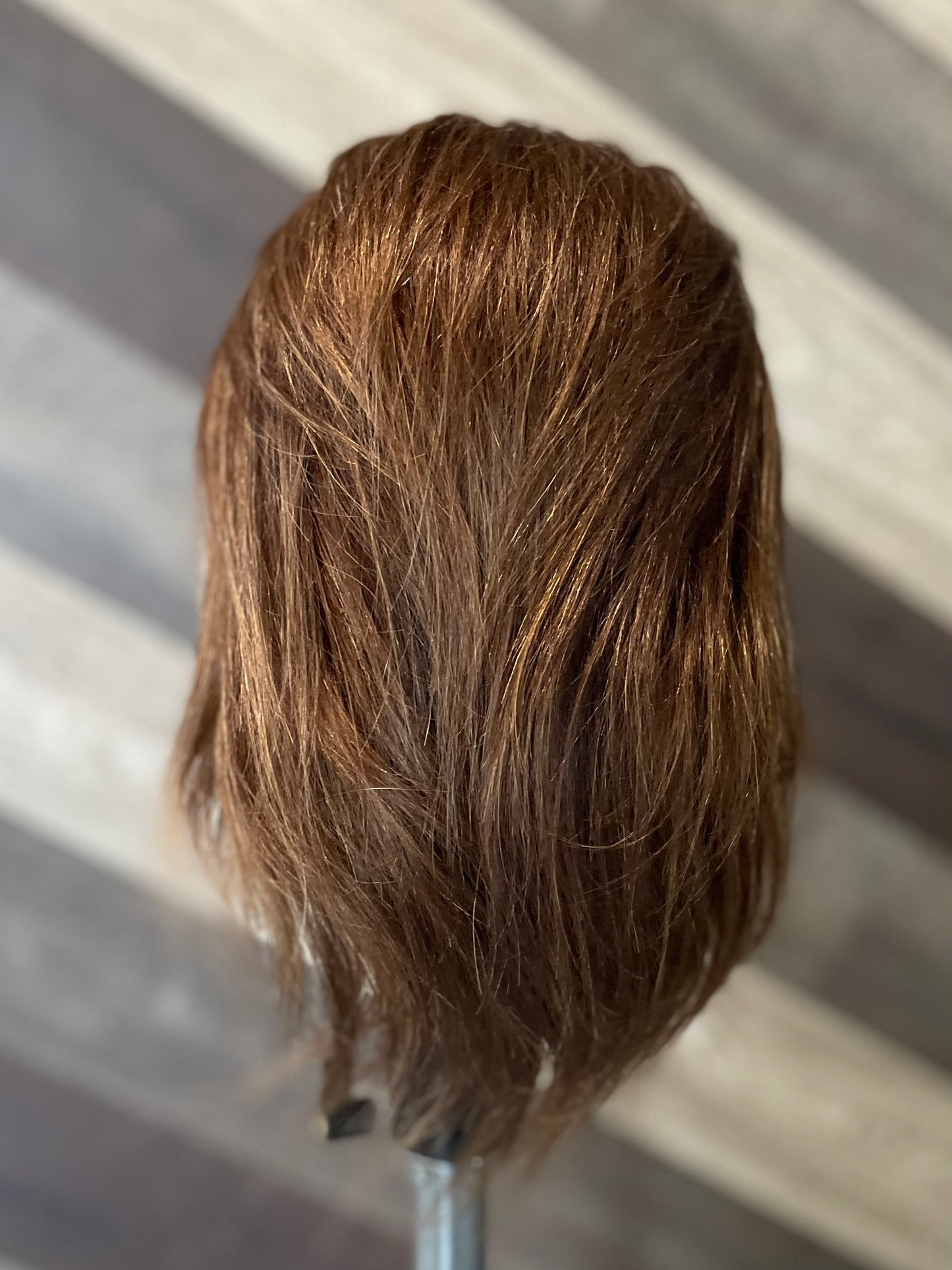 MANNEQUIN HEAD - FEMALE - BRUNETTE - AUBREE - 14"-16"