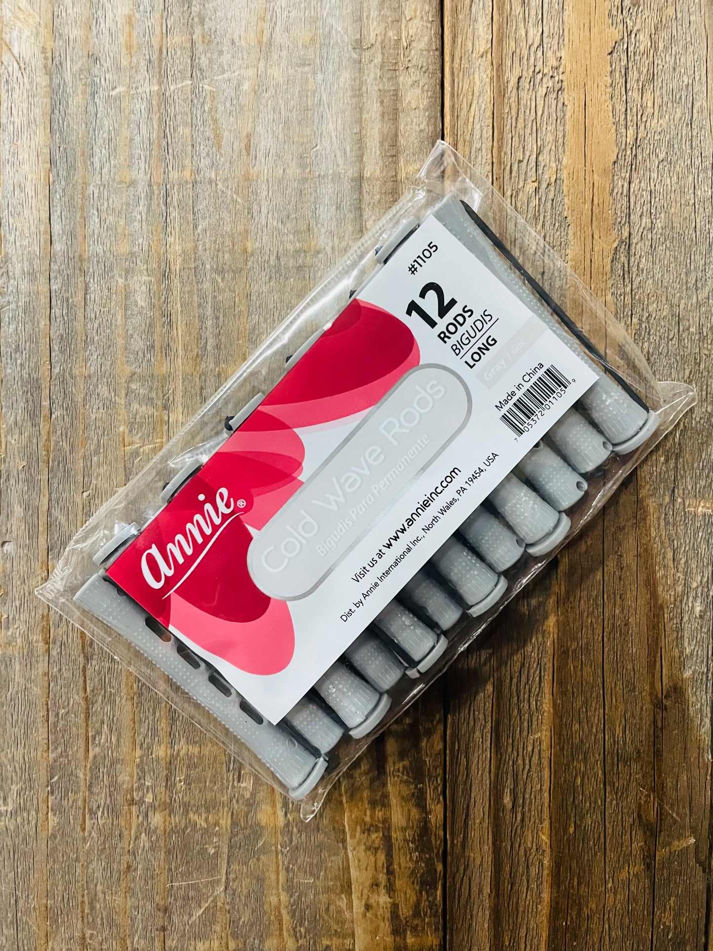COLD WAVE LONG ROD - GRAY - 12 PACK