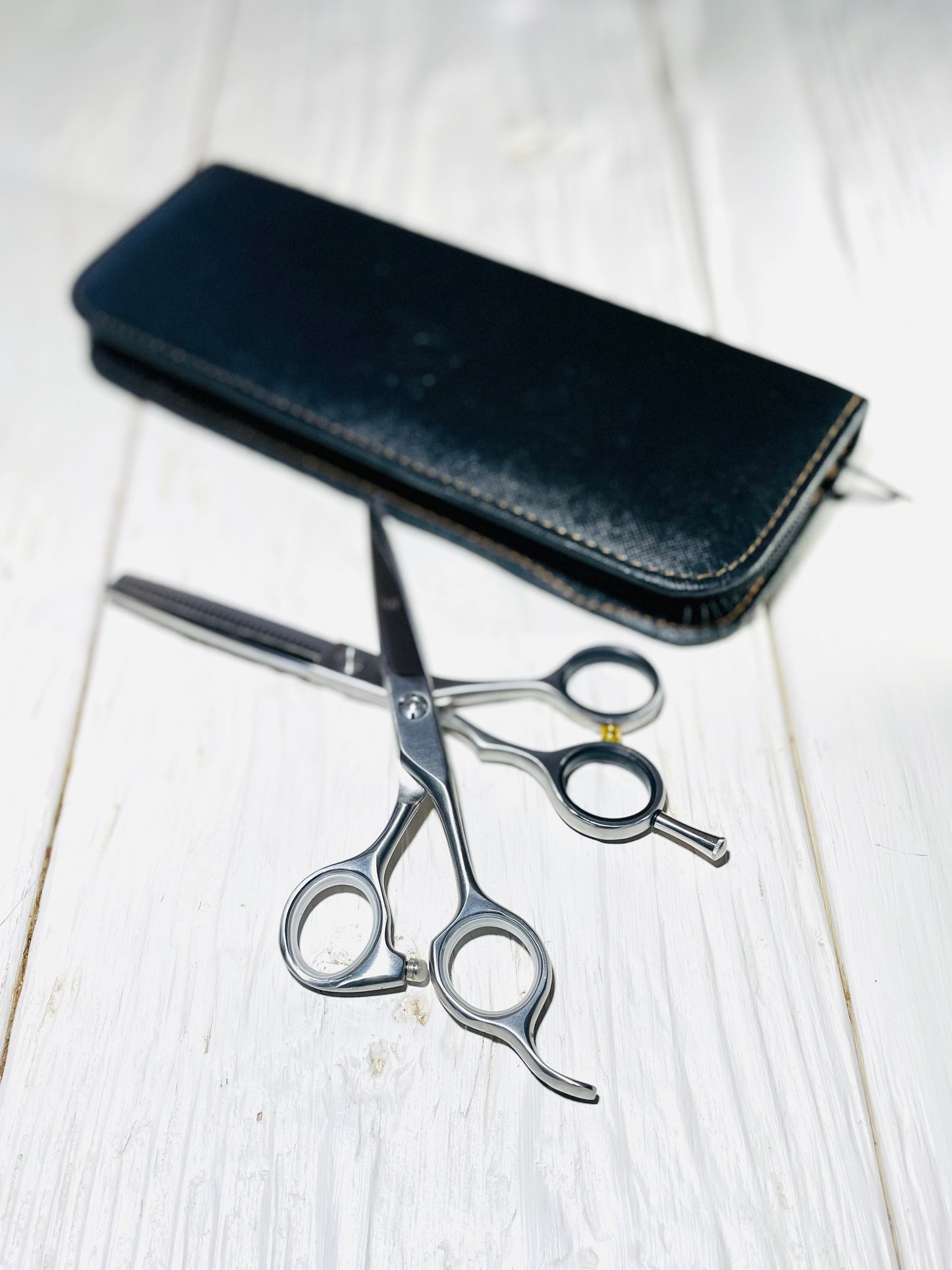 DUAL SHEAR SET - HAND BEVELED JAPANESE STEEL SHEARS - RIGHT HAND