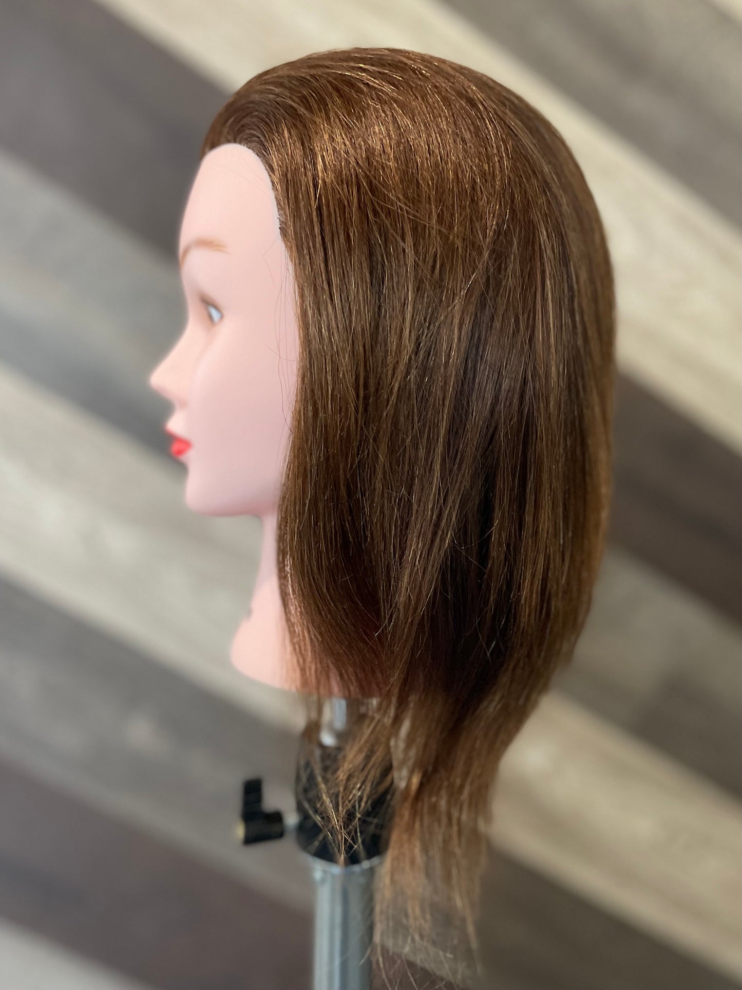 MANNEQUIN HEAD - FEMALE - BRUNETTE - AUBREE - 14"-16"